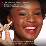 Blush Multifuncional Too Faced Lip & Cheek Cloud Crush 4ml - Red Velvet - Imagem 4