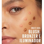 Blush Líquido Maybelline NY Sunkisser, Cor Shades On, 4,7ml | Multifuncional, Duração de até 12h, Efeito Glow Natural, com Vitamina E, Fácil Aplicação, Resistente ao Suor, - Imagem 6