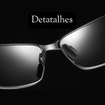 Óculos De Sol Polarizado Militar Minimalista Proteção UV 400 Unissex Quadrado Armação Fina E Resistente Com Detalhes Cinzas PREMIUM DUPIN - Imagem 5