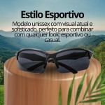 Óculos Esportivo para Ciclismo Corrida Pesca MTB – Lente Espelhada com Proteção UV400 e Armação Leve Antiderrapante - Imagem 6