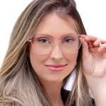 Armação de Óculos Elegante Gatinho para Grau Feminino, Moda - Imagem 6