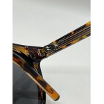 Óculos de Sol Redondo Armação Tartaruga com Lentes Polarizadas UV400 Unissex com Case de Couro - Modelo Alhena, ABÊ CLUB - Imagem 3