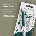Lapiseira Olhos Olive Green Verde Oliva Original Vegano Vizzela - Imagem 2
