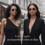 Kit 2 Óculos de Sol Retangular Modernos e Sem Aro Y2K Unissex UV400 – Design Sem Armação, Leve, Estilo Retrô Moderno - Imagem 6