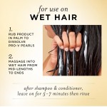 Pantene Máscara de reparo intensivo Pro-V Miracle Rescue com pérolas Pro-V derretendo, derrete danos, constrói laços, fortalece contra danos - Imagem 3