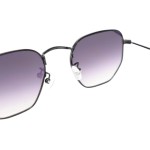 Óculos de Sol Hexagonal Geométrico Original Premium com Case Luxo Proteção UV400 Moda Estilo Classico Retrô Vintage Oldstyle Unissex Feminino Masculino - Cacife Brand - Imagem 9