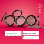 Blush Em Pó Compacto Rubor Malva Amoratin 2g - Imagem 2