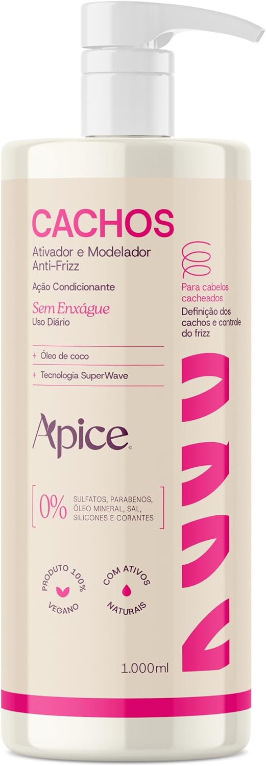APSE-Ativador-e-Modelador-de-Cachos-Anti-Frizz-Essence-Profissional.jpg APSE Ativador e Modelador de Cachos Anti-Frizz Essence Profissional | Definição e Brilho | 1000 ml
