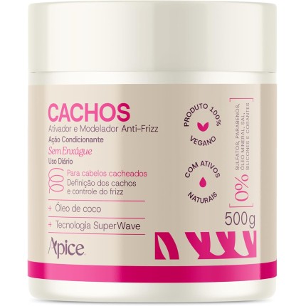 APSE Ativador e Modelador de Cachos Essence Anti-Frizz | Definição e Movimento Natural | 500g