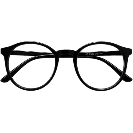 Armação Óculos Sem Grau Masculino Redondo Retrô Geek