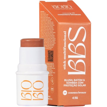 BBS 4X1 Biobio Blush, Batom E Sombra Fps 63 Cenoura Bronze