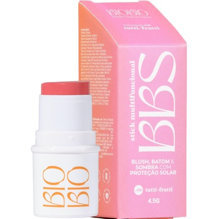 BBS 4X1 Biobio Blush, Batom E Sombra Fps 63 Tutti-Fruti