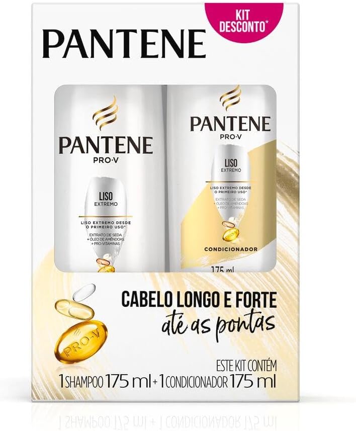 Kit-Pantene-PRO-V-Liso-extremo-Shampoo-175ml-e-Condicionador-175ml.jpg Kit Pantene PRO-V Liso extremo Shampoo 175ml e Condicionador 175ml