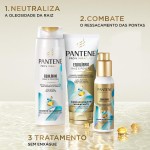 Kit Pantene PRO-V Miracles Equilíbrio Raiz e Pontas com Shampoo para cabelos mistos 300 ml, Condicionador Hidratante para pontas ressecadas 250 ml, e o Sérum revitalizador 95 ml - Imagem 2