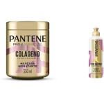 Máscara Hidratante Pantene Colágeno Hidrata e Resgata 550ml + Creme para Pentear Pantene Pro-V Colágeno Hidrata & Resgata 240 g