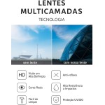 Óculos de Sol Estilo Hexagonal Aviador Casual Unissex – Proteção UV400 – Lentes Multicamadas
