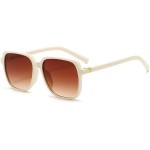 Óculos de Sol Estilo Quadrado Feminino Casual Grande – Design Moderno e Conforto Elegante