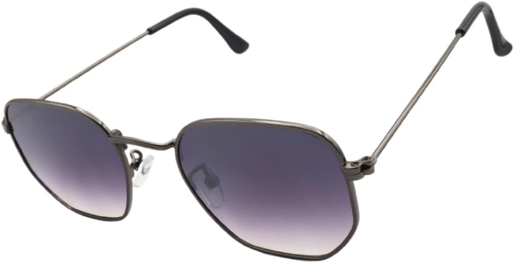Oculos-de-Sol-Hexagonal-Geometrico-Original-Premium-com-Case-Luxo.jpg Óculos de Sol Hexagonal Geométrico Original Premium com Case Luxo Proteção UV400 Moda Estilo Classico Retrô Vintage Oldstyle Unissex Feminino Masculino - Cacife Brand