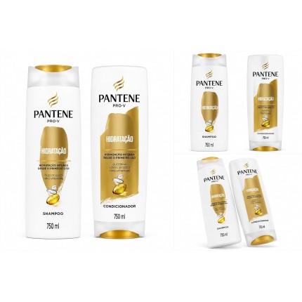 Pantene Pro-V Hidratação Kit Shampoo 750ml e Condicionador 750ml