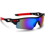 Óculos de Sol esportivo com proteção UV400 Para Corrida Ciclismo Praia Volei - Imagem 4