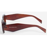 Óculos de Sol Unissex Polo London Club, design Retangular Diamond Vintage Fashion com Lente Proteção UV400 - Kit contém Case Couro ECO - Imagem 7