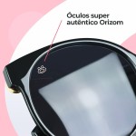 Óculos de Sol Feminino Redondo Preto Vintage - Imagem 6