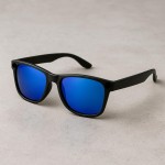 Óculos Com Lentes Espelhadas Anti Luz Azul – Proteja Seus Olhos Com Estilo e Conforto, Ideal Para Uso Prolongado Em Telas, Armação Leve E Moderna Em Plástico Preto Resistente - Imagem 5