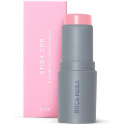 Blush Stick Cor Poa Multifuncional Boca Rosa Sombra Batom Em Bastão Cremoso