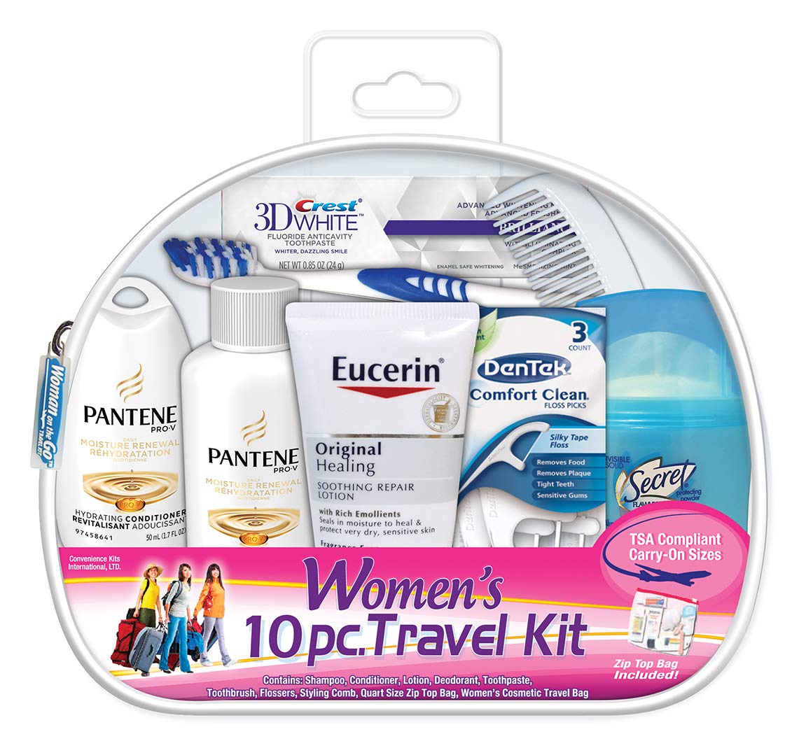 Convenience-Kits-73-Kit-de-bolsa-cosmetica-feminina-Pantene-com.jpg Convenience Kits 73 Kit de bolsa cosmética feminina Pantene com 9 peças (caixa com 6)