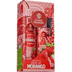 Kit Sonho de Morango - Shampoo 300ml + Condicionador 250ml - Corpo Dourado