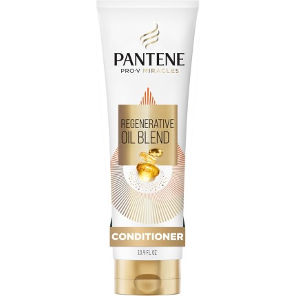 Pantene Condicionador Pro-V Miracles, mistura de óleo regenerativo para cuidados com danos extremos milagre de 1 minuto, hidrata, suaviza, óleos de argan e jojoba, 0% condicionadores sulfatados
