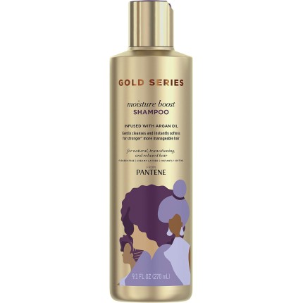 Pantene ProV Gold Series Boost, xampu de umidade, 24 ml